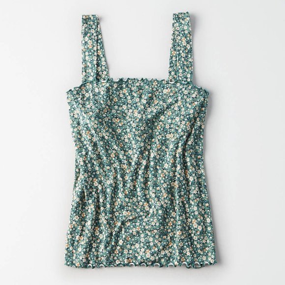American Eagle Floral Crop Top NWOT - Picture 1 of 7